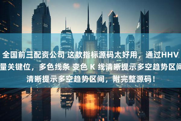 全国前三配资公司 这款指标源码太好用，通过HHVBARS锁定成交量关键位，多色线条 变色 K 线清晰提示多空趋势区间，附完整源码！
